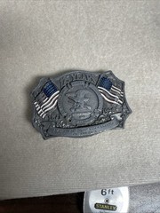 Used 125 Years National Rifle Association of America 1871-1996 Alloy Belt Buckle