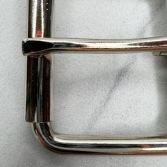 Silver Tone Simple Basic Roller Belt Buckle