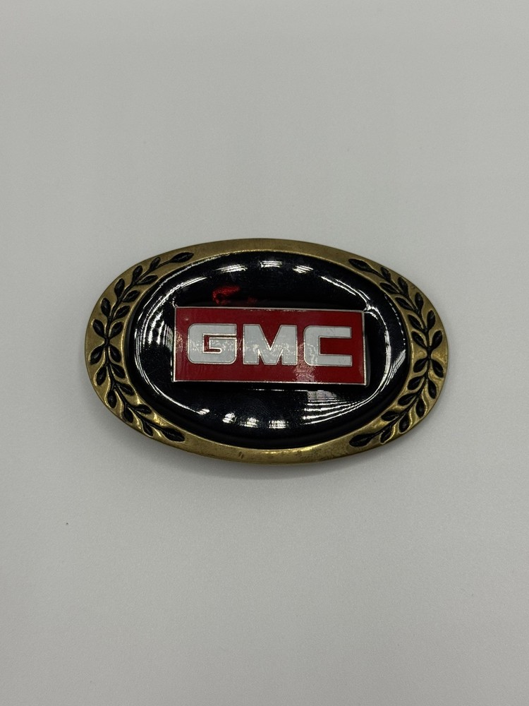 Vintage GMC TRUCKS Buckle by Heritage Buckles – SOLID BRASS