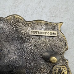 1980 LONE STAR Belt Buckle Texas USA SN 141 Vintage