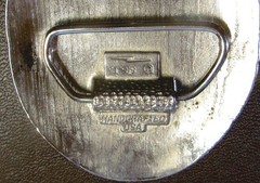 Real Rattlesnake Insert Belt Buckle made in USA