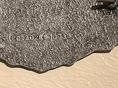 Livingston Wells & Co. Sailing Ship Foreign Domestic Belt Buckle Unbranded 11715