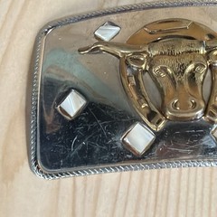 Bull Ride Rodeo Long Huge Big Cowboy Texas Western Steer Head Belt Buckle
