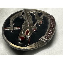Vintage 1986 C+J Inc P-40 Warhawk Belt Buckle WWII Aviation Made in USA 1131