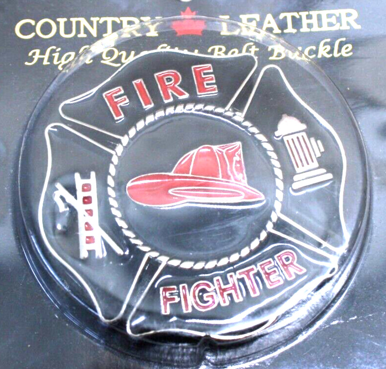 Fire Fighter Fireman FD Metal Unisex Men’s Belt Buckle