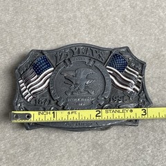 Used 125 Years National Rifle Association of America 1871-1996 Alloy Belt Buckle