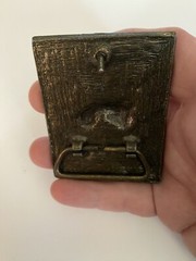 Vintage Schlitz Malt Liquor Bull Metal Belt Buckle