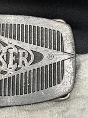 Vintage Hiniker Belt Buckle Silver Tone
