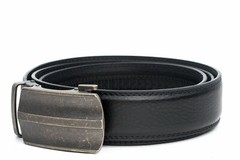 Belt men&rsquo;s automatic automatic belt black vintage grid belt grid New