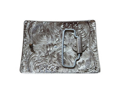 Silver Gold Plated Horse Head Caballo Western Rodeo Belt Buckle Hebilla Vaquera