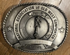 Vintage 1870-1890 OLD WEST GUNFIGHTERS Limited Edition 215 Belt Buckle U.S.A