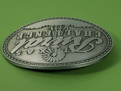 Belt Buckle Texas Rural Challenge Windmill Scenery Pewter Color 4 x 2 1/2&Prime;