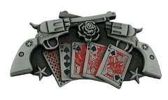 12 Pcs Wholesale Belt Buckle Lot Las Vegas Ace Spades Western Men Cowboy Fashion