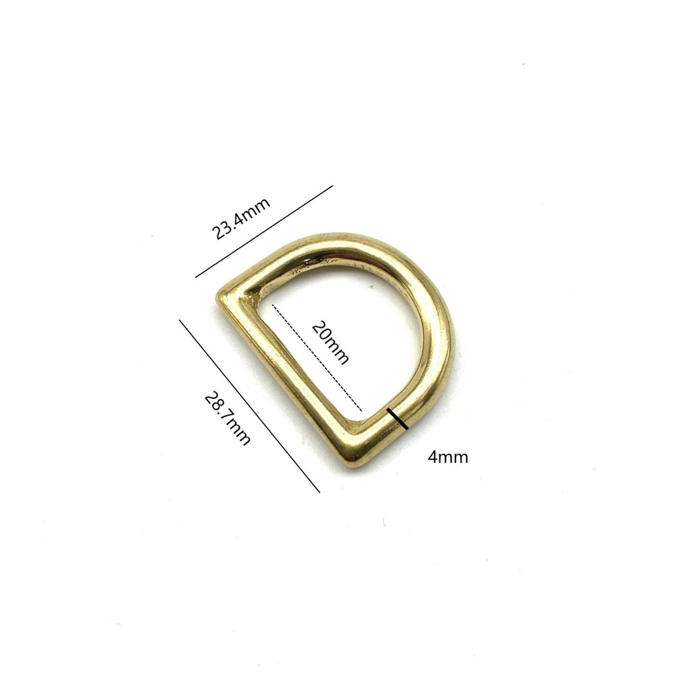 Premium D Loop Seamless D Ring 20mm Bag lot