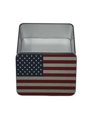 Western Belt Buckle Christmas Gift Set – Small American Flags – Patriotic Gifts