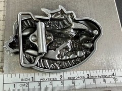 LIVE to RIDE, RIDE to LIVE Patriotic Eagle USA Motorcycle Bikers Belt Buckle