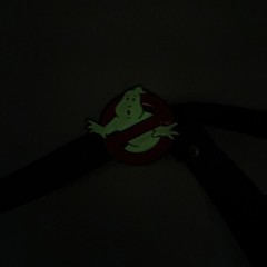 Ghostbusters Movie No Ghost Leather Belt with Glowing BUCKLE