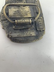 D&SNG Made in USA Durango and Silverton Narrow Gauge Railroad Train Belt Buckle