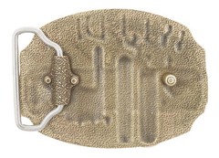 Welder Trade Tradesman Bronze Plated Metal Belt Buckle