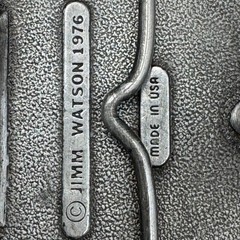 Vintage 1976 Great Northern Railway Belt Buckle Jimm Watson A-40 Made in USA