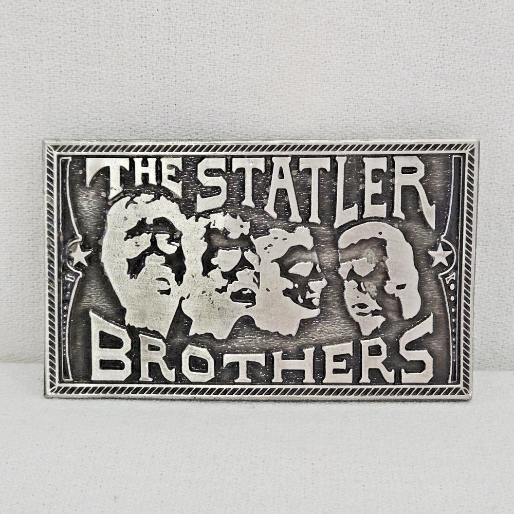 Belt Buckle – Legendary Buckles Jimm Watson 1974 Statler Brothers (some wear)