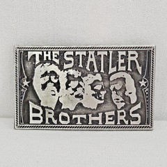 Belt Buckle – Legendary Buckles Jimm Watson 1974 Statler Brothers (some wear)