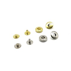 Personalized Logo/Text Brass Snap Buttons,Leather Snaps,4size 8/10/12.5/15mm lot