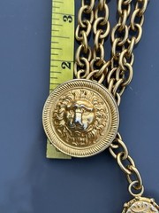 Andrew Spingarn Belt/necklace lion head RARE Wow