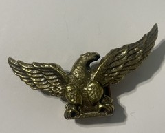 Vintage Eagle Belt Buckle Brass Biker Western Americana Unbranded