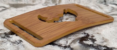 GRIP6 BELT BUCKLE – NATURALIST SALMON FISH – BAMBOO WOOD FINISH – 1.5 INCH WIDE