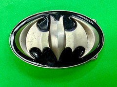 Batman Dc Comics Superhero S07 Black & Grey Raised 3D GTO Oval Belt Buckle