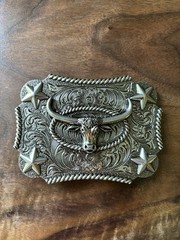 Longhorns Bull Head Style Western Cowboy Cowgirl Belt Buckles