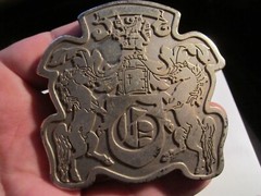 VINTAGE HORSE THEME CREST BELT BUCKLE – GW-9