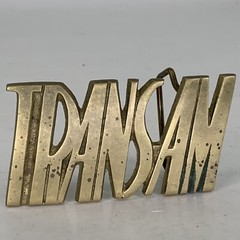 Solid brass trans am belt buckle Vintage Transam Bbb 4500