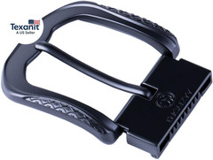 Belt Buckle Replacement Belt Buckle Removable Heavy Duty Classic Black 1.5&Prime; (38M