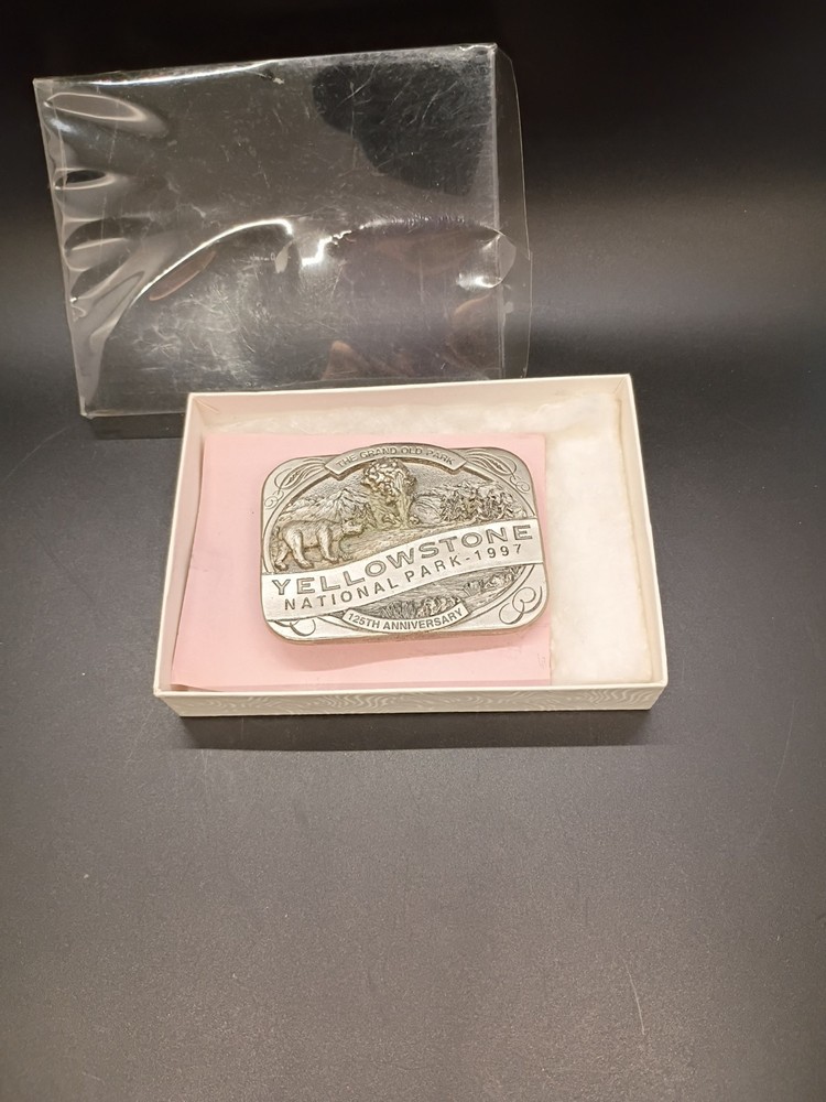 Yellowstone National Park 125th Anniversary Ltd. Edition Hamilton Stores Pewter