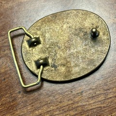Unbranded Sailing Ship Belt Buckle Mens OS Brass Good Nautical Vintage