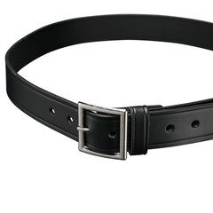 Perfect Fit 1.5 Inch Garrision Genuine Leather Belt American Made 32, Black