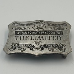 The Limited Vintage Belt Buckle Silver Tone First Quality Dry Goods Italy