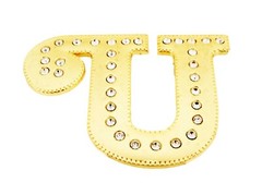 Initial A-Z Letter Men Women Western Cowboy Cowgirl Rodeo Fashion Gold Metal