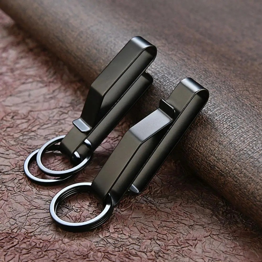 2PCS Duty Belt Key Holder with Keyrings for Police, Law Enforcement and Workers