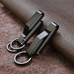2PCS Duty Belt Key Holder with Keyrings for Police, Law Enforcement and Workers