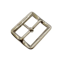 JAY-PEE Solid Brass Replacement Belt Buckle 1.75&Prime; Belts Black Chrome Brass
