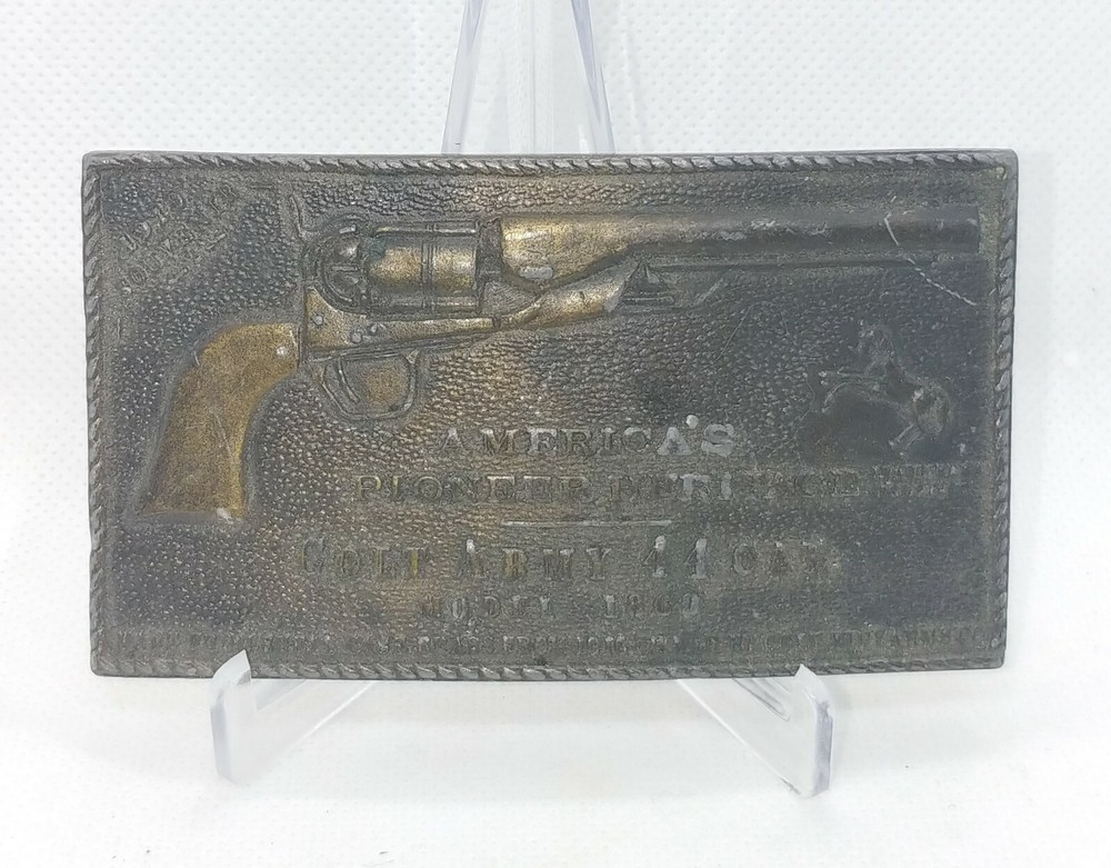 Colt Men’s Belt Buckle America’s Pioneer Heritage Colt Army 44 Cal