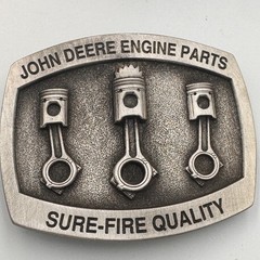 John Deere Engine Parts Belt Buckle 1996 Spec Cast Limited Edition 1751/2000 USA