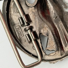 Vintage Avon Silver Tone Eagle Belt Buckle Patriotic Americana Western Biker