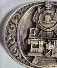 Limited Edition GTW 4070 Steam Locomotive Train Belt Buckle Midwest Railway