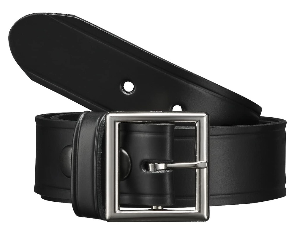 Perfect Fit 1.5 Inch Garrision Genuine Leather Belt American Made 32, Black