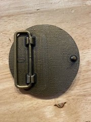 Pacer Vintage Belt Buckle Firefighter 🔥 Fire Hydrant METAL Collector Patina