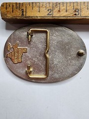 Cheyenne Trap And Shoot Club Trophy Belt Buckle 2013 Singles Vet